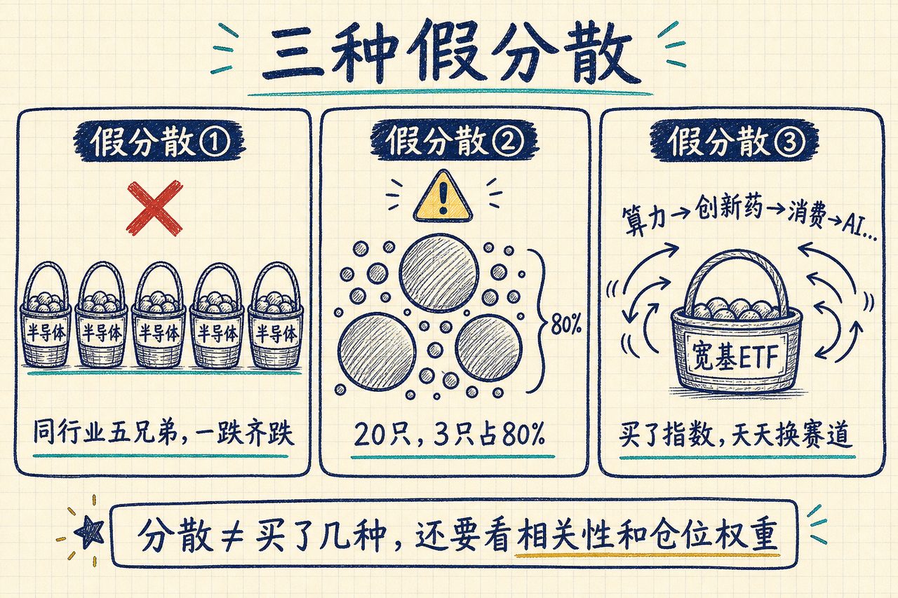 三种假分散